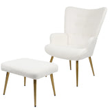 Lesesessel Nordisch mit Fußbank