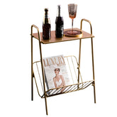 Beistelltisch mit Zeitungsständer