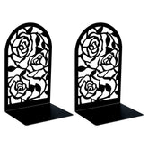 Buchstütze Rosenfenster