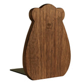 Buchstütze Walnussbär