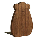 Buchstütze Walnussbär