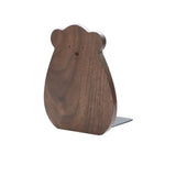 Buchstütze Holzbär hell