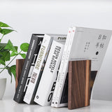 Buchstütze Walnussstreifen