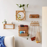 Zeitungsständer Rattan