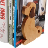 Buchstütze Holzhund