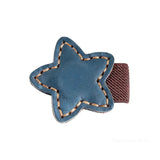 Lesezeichen Leder Stern