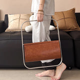 Zeitungsständer Vintage Leder