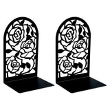 Buchstütze Rosenfenster