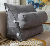 Lesekissen mit verstellbarer Nackenrolle