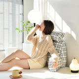 Lesekissen Karo Muster