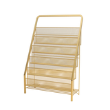 Zeitschriftenregal mit Stufenfächern