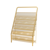 Zeitschriftenregal mit Stufenfächern