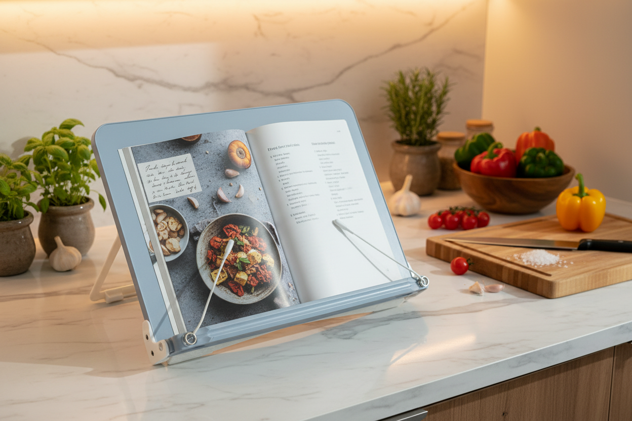 Support de livre cuisine