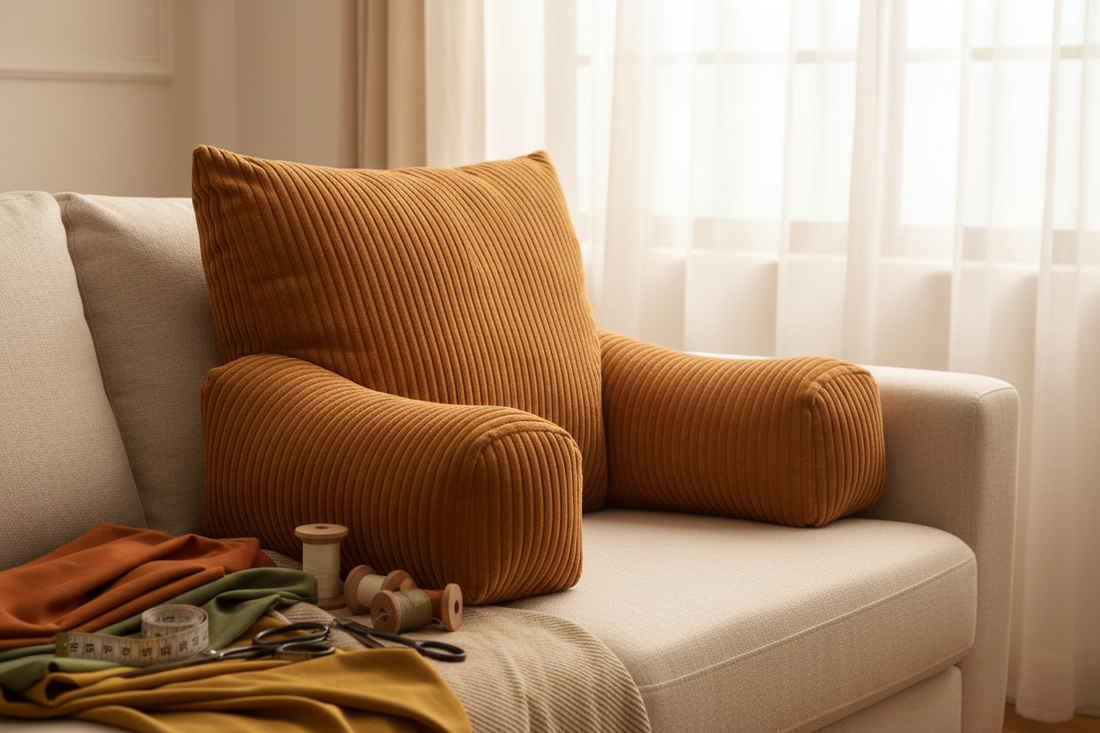 Wie näht man ein Lesekissen?