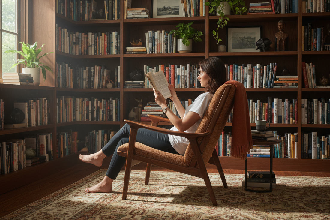 Optimale Sitzposition beim Lesen