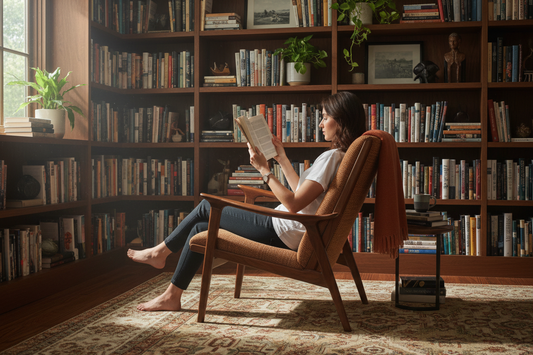 Optimale Sitzposition beim Lesen