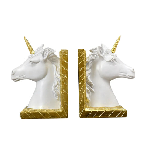 Buchstütze Einhorn