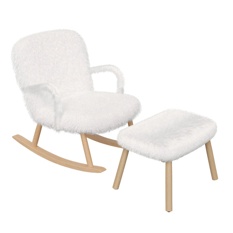 Lesesessel mit Hocker