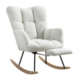 Lesesessel Schaukel mit Fußstütze