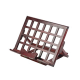 Buchständer Holz Gitter