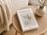 Deko Buch Bohemian Art – Dekobuch für Boho Regal & Wohnzimmer Lifestyle Deko