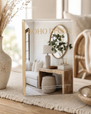 Deko Buch Boho Decor – Dekobuch Lifestyle für Boho Wohnzimmer & Regal
