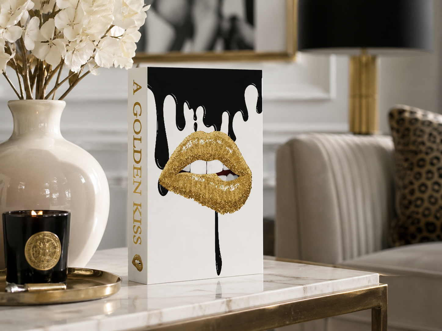 Deko Buch Fashion – Dekobuch Glamour für Ankleidezimmer & Sideboard Deko