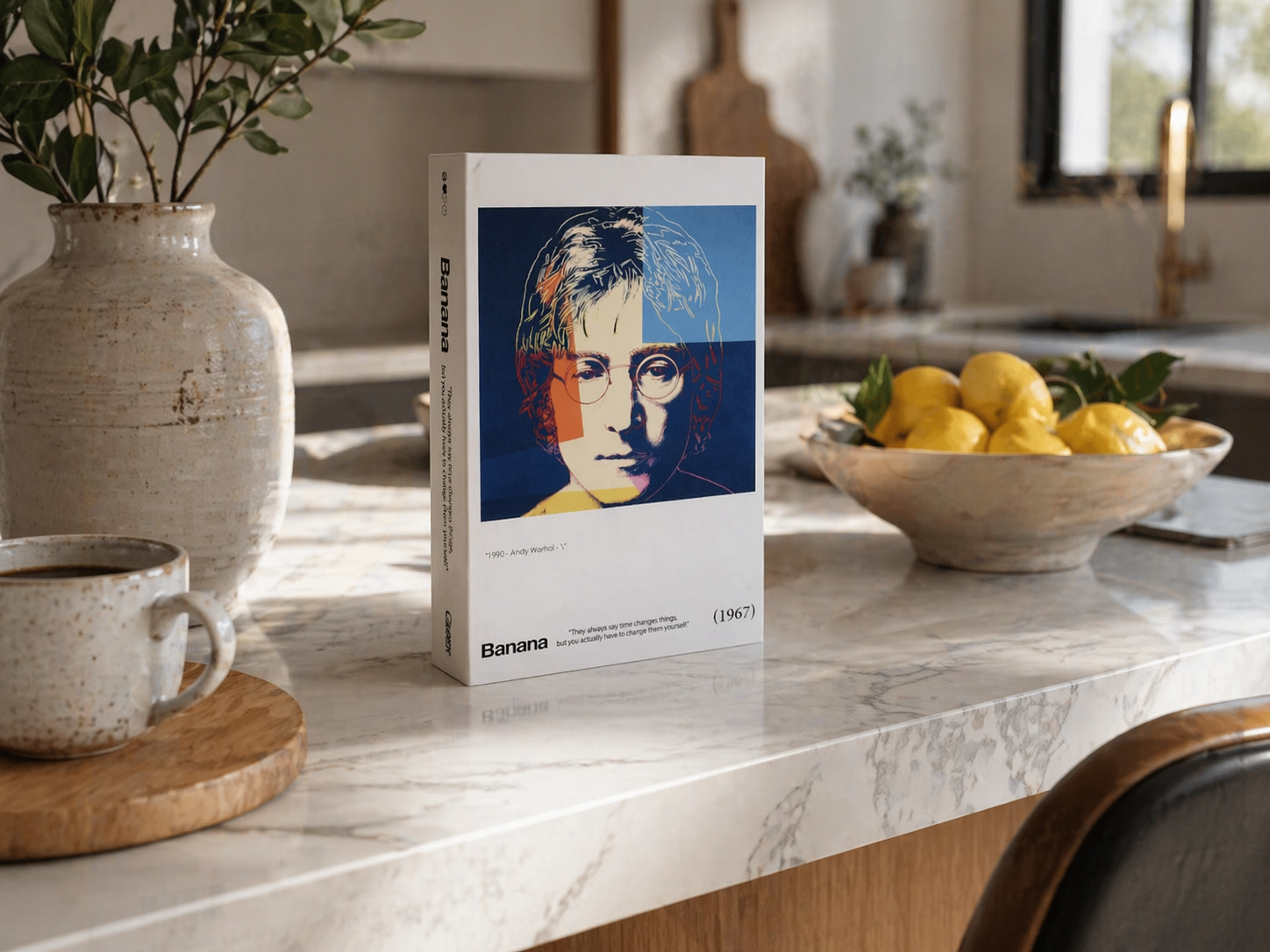 Dekoratives Buch als Geschenk & Wohnzimmer Statement