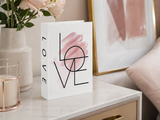 Deko Buch Love – Dekobuch als Geschenk & Valentinstag Wohnzimmer Deko