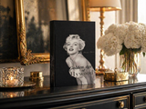 Deko Buch Marilyn Monroe – Dekoratives Buch Lifestyle auf Sideboard & Kommode