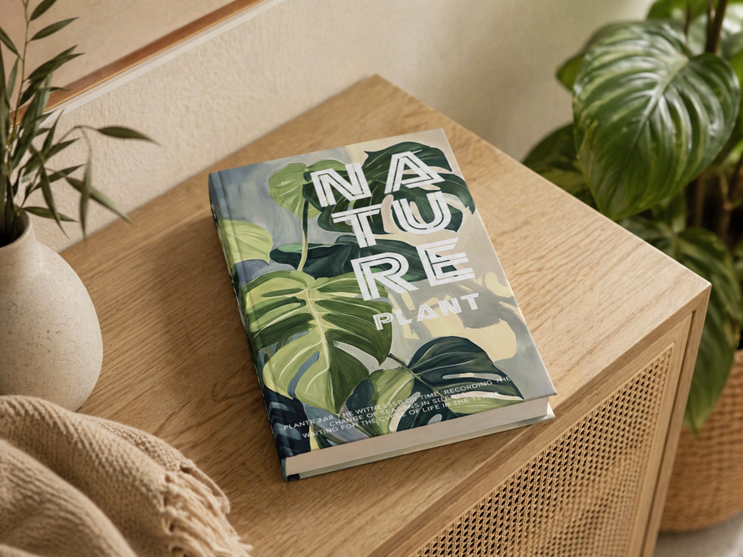 Deko Buch Natur – Dekobuch Botanik Lifestyle für Wohnzimmer & Couchtisch