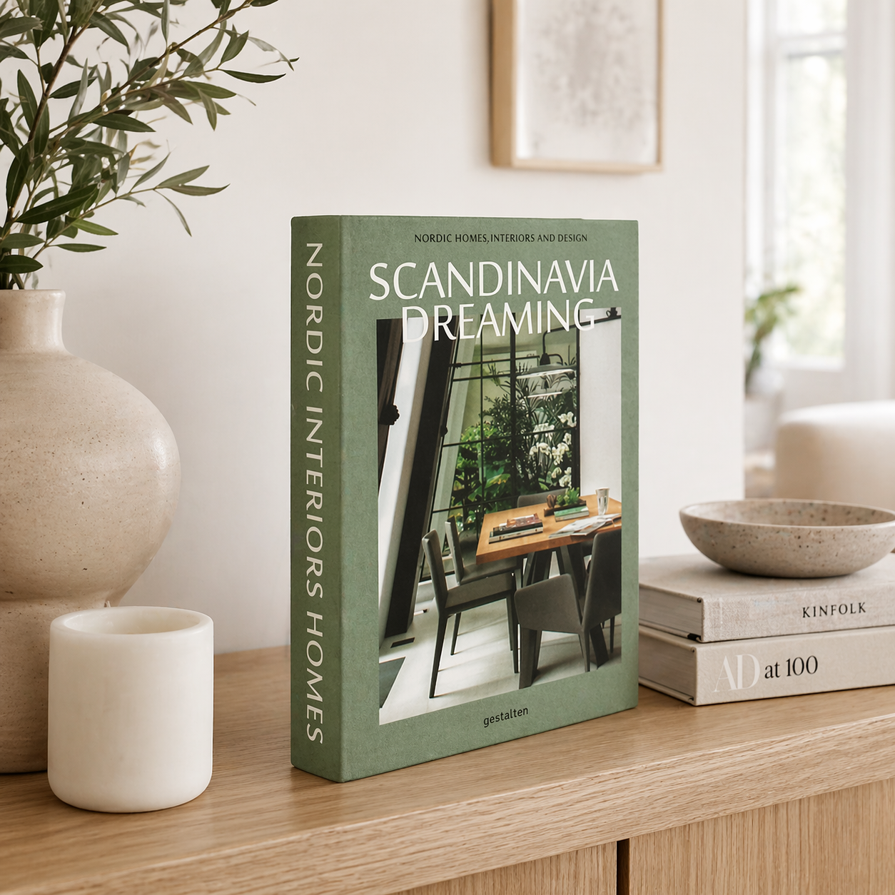 Deko Buch Skandinavischer Wohnstil – Dekobuch für minimalistisches Regal