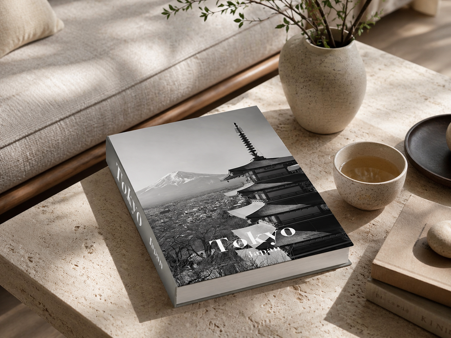 Deko Buch Tokyo – Dekobuch Japan für Wohnzimmer & Bücherstapel Deko