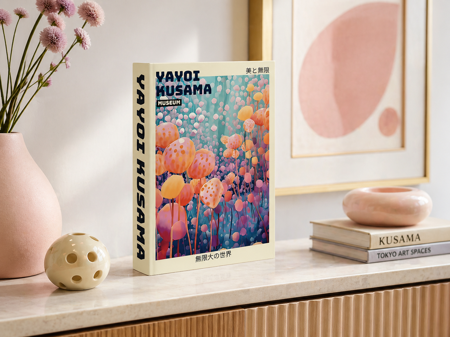 Deko Buch Yayoi Kusama – Dekoratives Kunstbuch Lifestyle für Regal & Sideboard