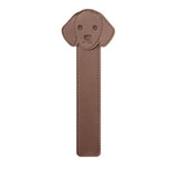 Leder Lesezeichen Hundekopf