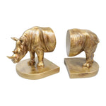 Buchstütze Nashorn