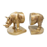 Buchstütze Nashorn