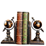Buchstütze Globus Antik