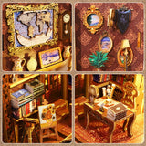 Book Nook Vintage Bibliothek