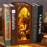 Book Nook Vintage Bibliothek