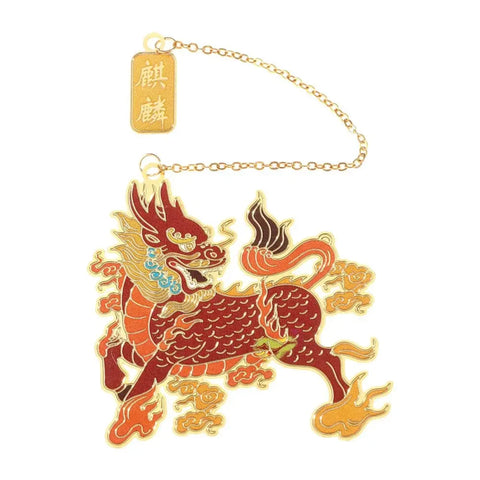 Feuer Qilin Lesezeichen