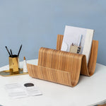 Zeitschriftenhalter Holz