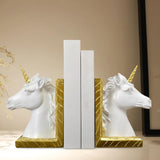 Buchstütze Einhorn
