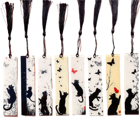 Lesezeichen Set Katzen & Schmetterlinge