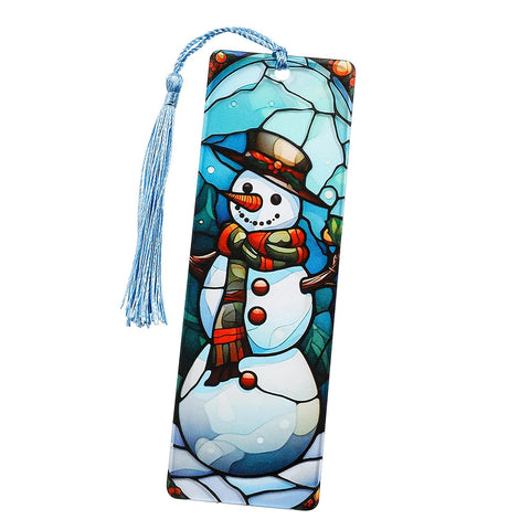 Lesezeichen Schneemannfenster