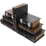 Buchstütze Holz Vintage