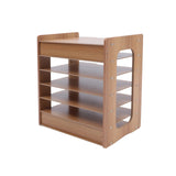 Zeitungsständer mit Ablage